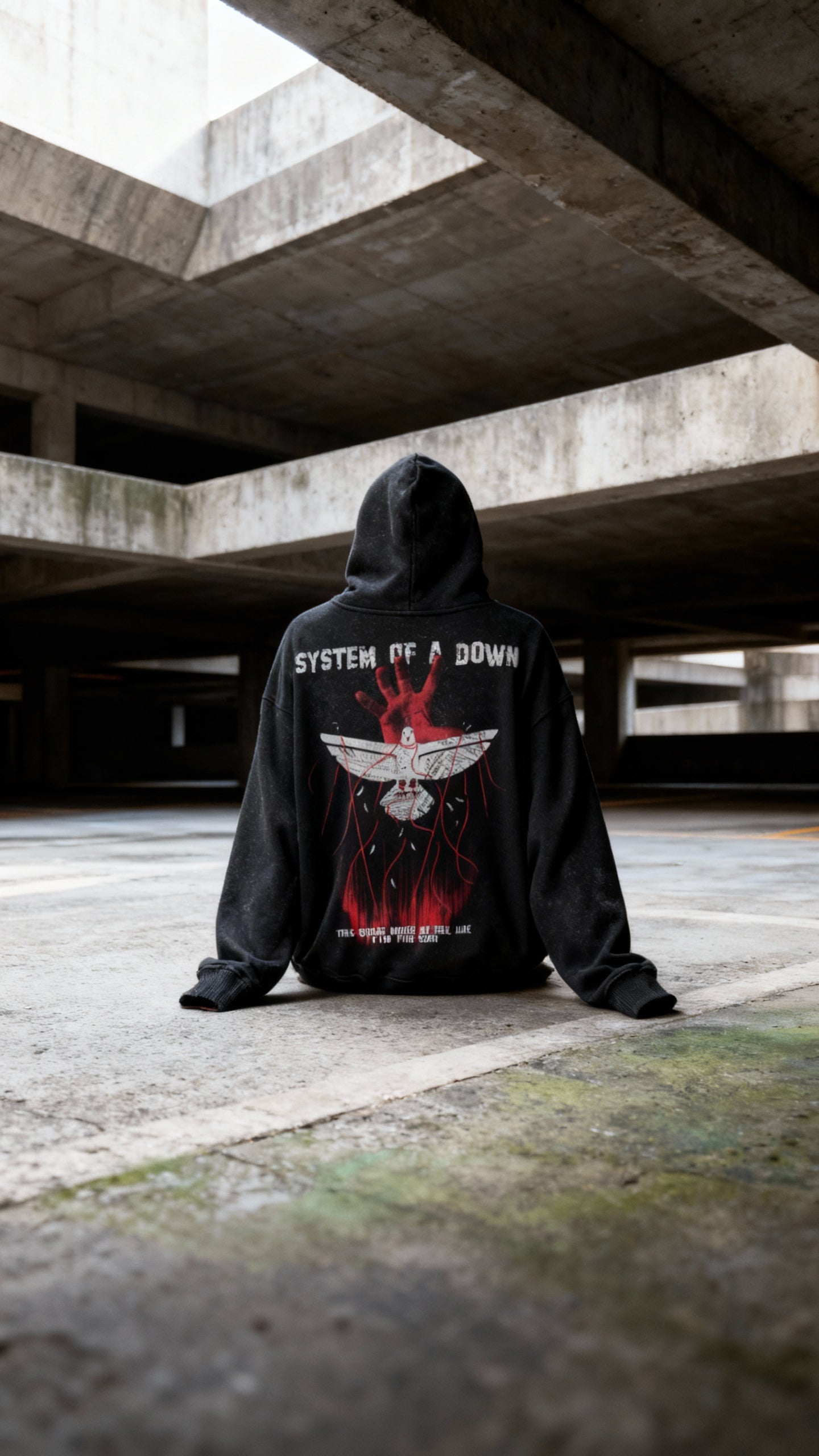 Felpa con Cappuccio "System of a Down" - Grafica Cult Rock - FreakyShirt