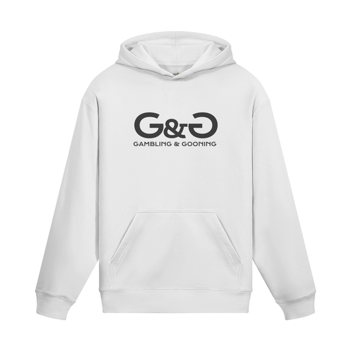 Gambling & gooning felpa bianca