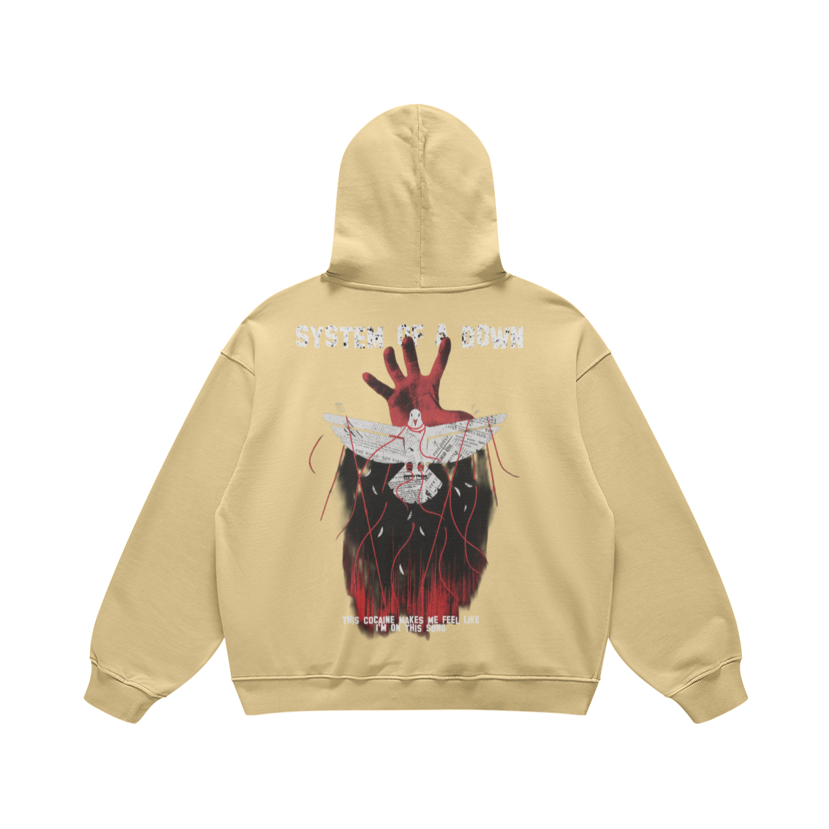 Felpa con Cappuccio "System of a Down" - Grafica Cult Rock - FreakyShirt